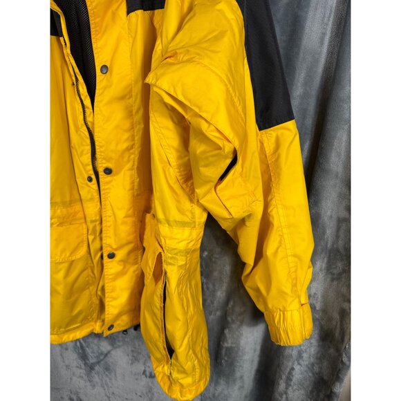 Woolrich Coat Men’s Work Jacket Rugged Outdoor Wear Yellow & Black Large - Picture 5 of 14